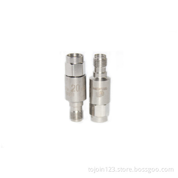 SMA coaxial fixed attenuator,DC to 6GHz,2W 20dB Attenuator